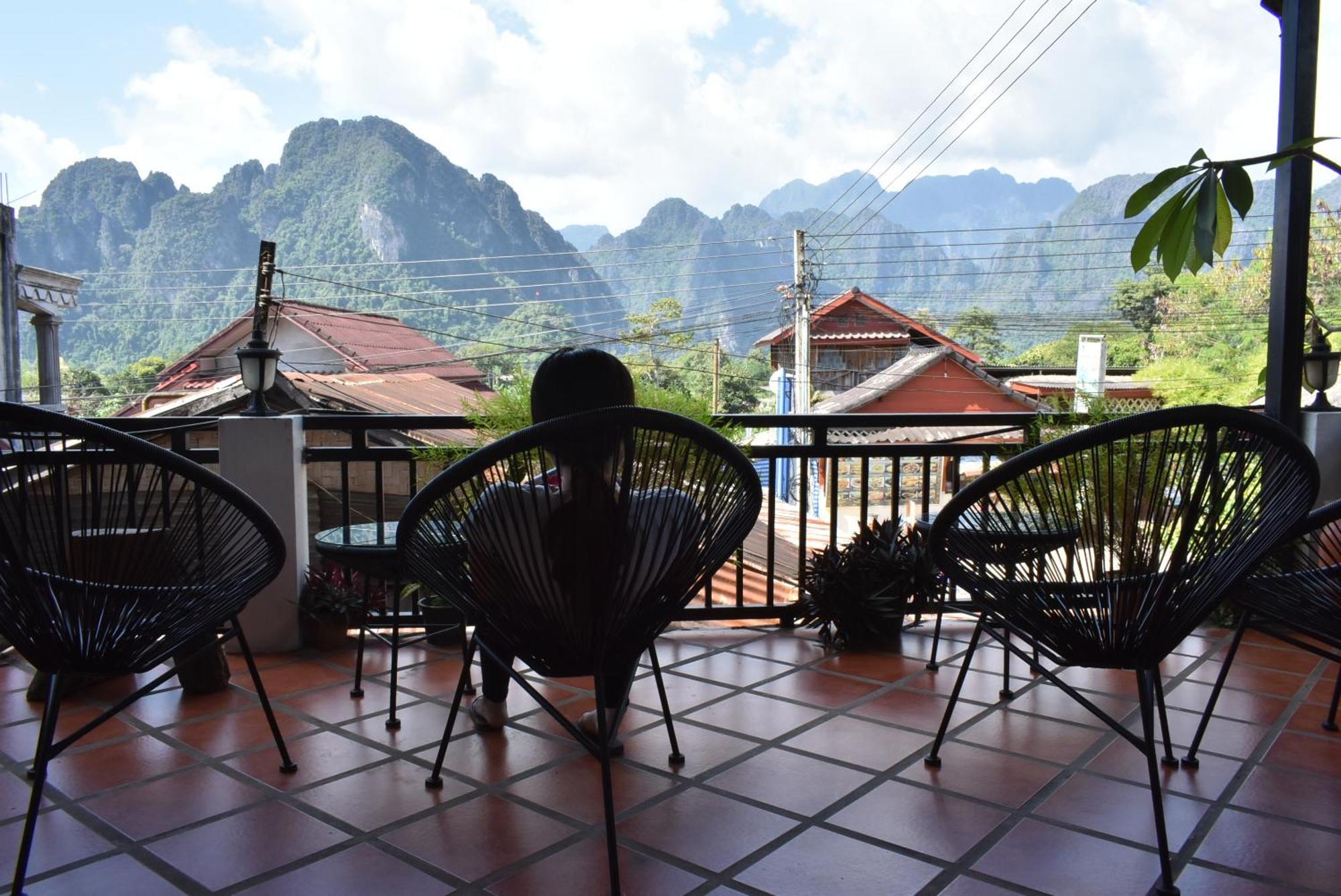 Nice View Guesthouse Vang Vieng Exterior photo